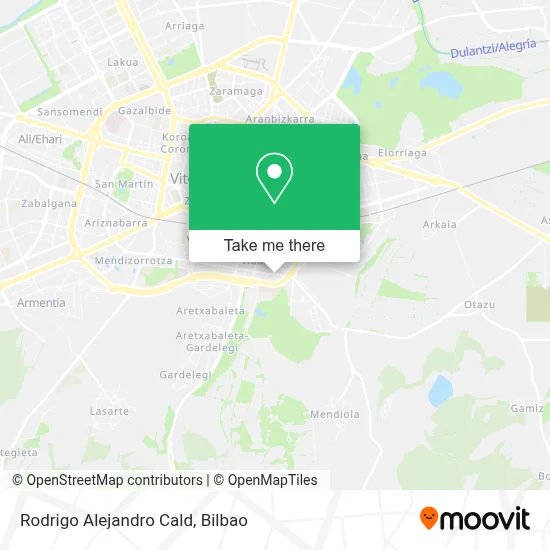 Rodrigo Alejandro Cald map