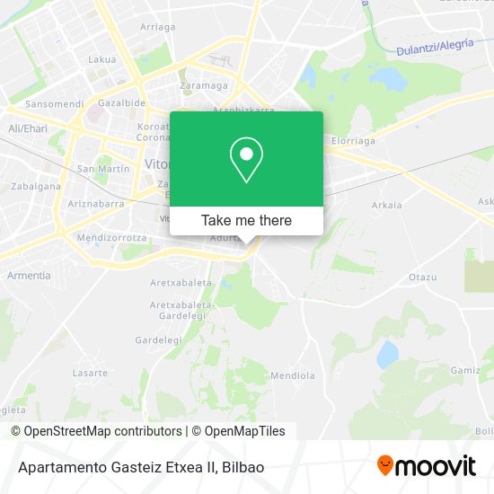 Apartamento Gasteiz Etxea II map