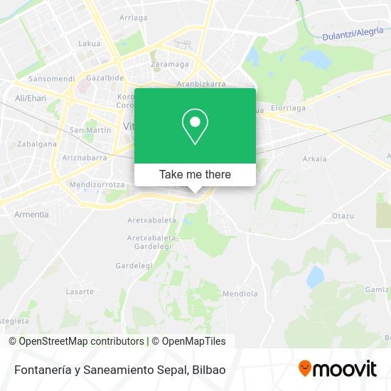 Fontanería y Saneamiento Sepal map