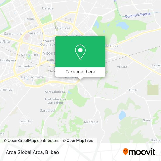 Área Global Área map