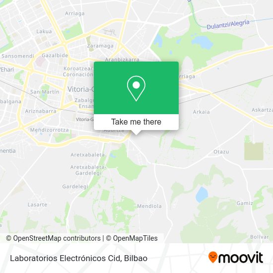 Laboratorios Electrónicos Cid map