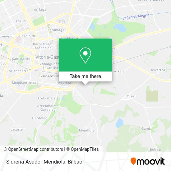 Sidrería Asador Mendiola map