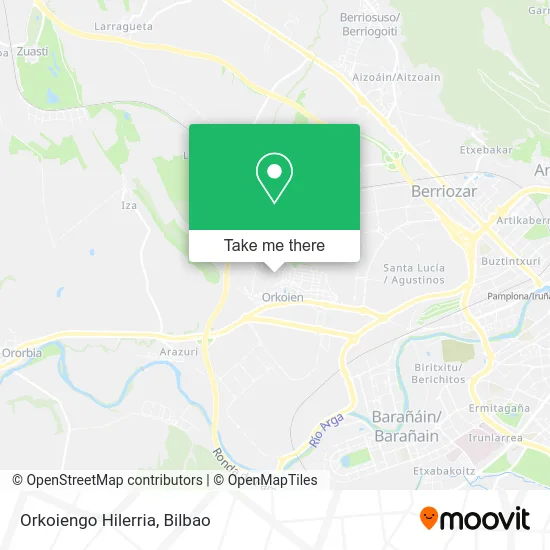 Orkoiengo Hilerria map