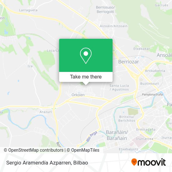 Sergio Aramendía Azparren map