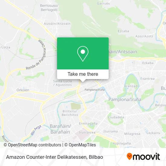 Amazon Counter-Inter Delikatessen map