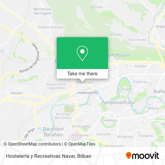 Hostelería y Recreativas Navar map