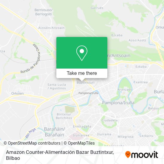 Amazon Counter-Alimentación Bazar Buztintxur map