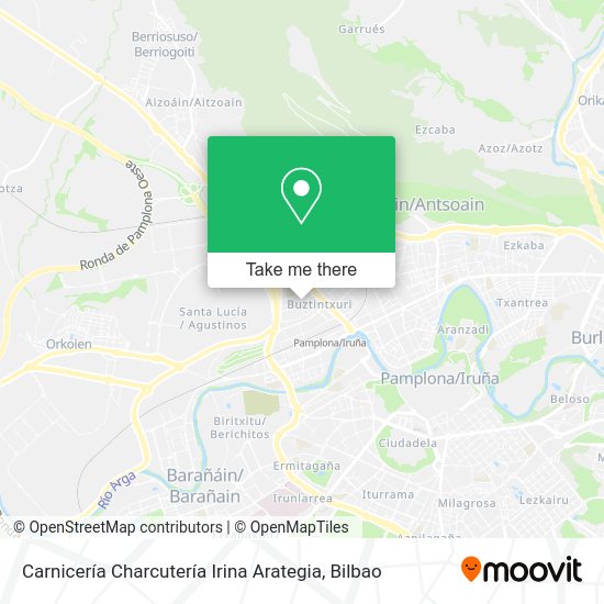 Carnicería Charcutería Irina Arategia map