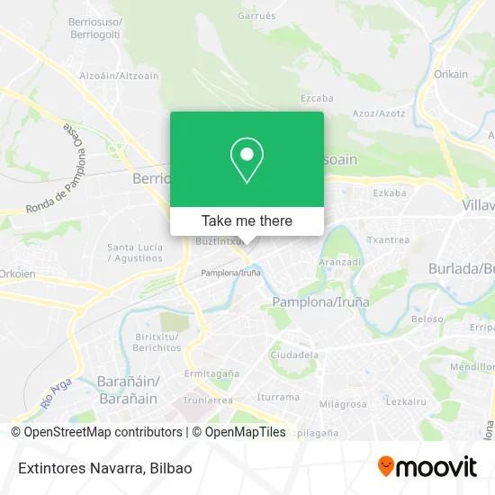 Extintores Navarra map