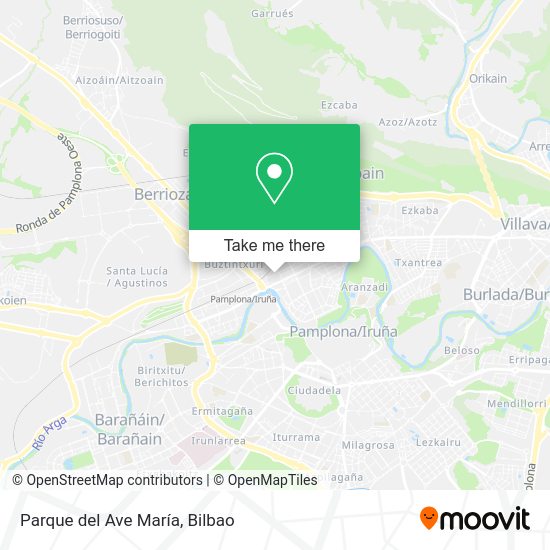 Parque del Ave María map