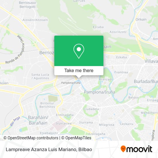Lampreave Azanza Luis Mariano map
