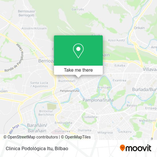Clinica Podológica Itu map