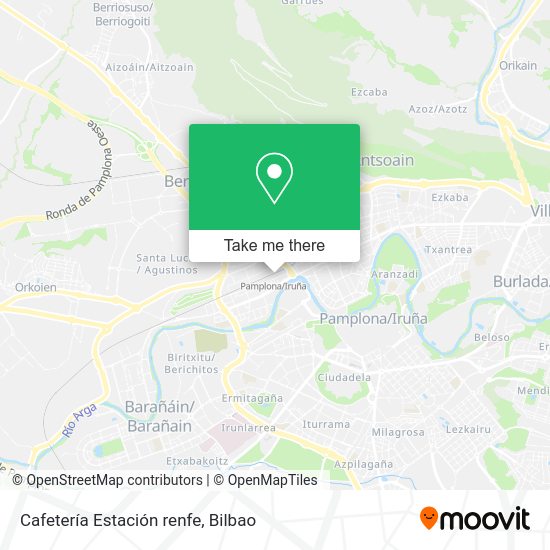 Cafetería Estación renfe map