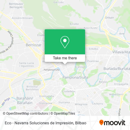 Eco - Navarra Soluciones de Impresión map