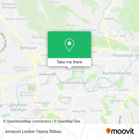 Amazon Locker-Tejera map