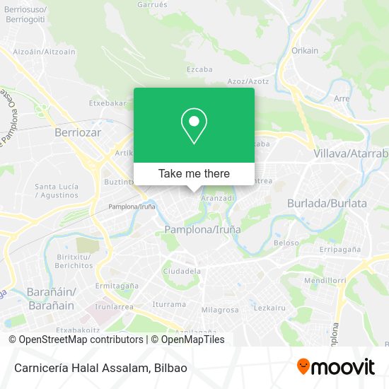 Carnicería Halal Assalam map