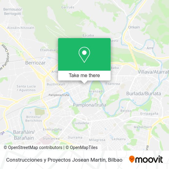 Construcciones y Proyectos Josean Martín map
