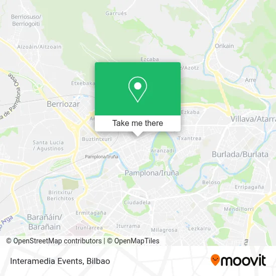 Interamedia Events map