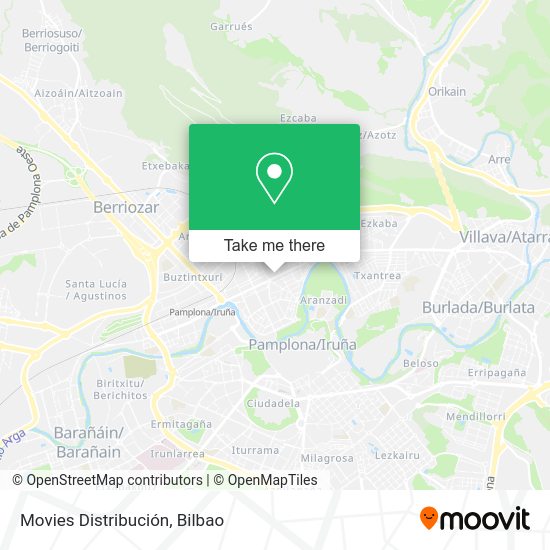 Movies Distribución map
