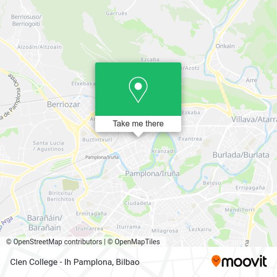 Clen College - Ih Pamplona map