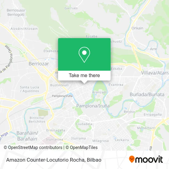 Amazon Counter-Locutorio Rocha map