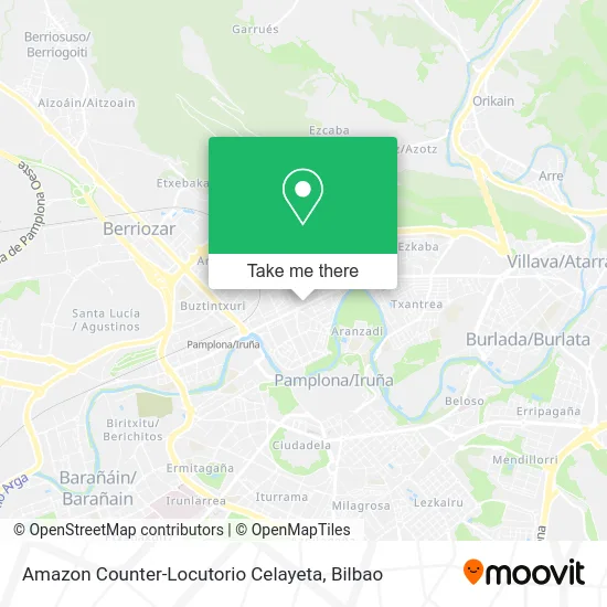 Amazon Counter-Locutorio Celayeta map