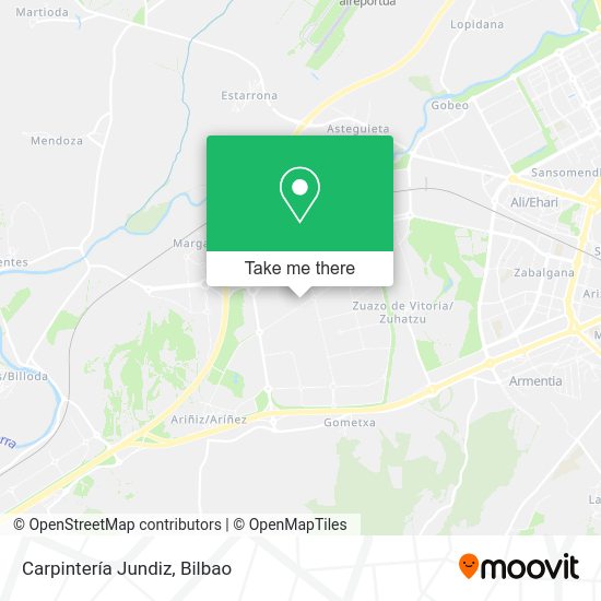 Carpintería Jundiz map