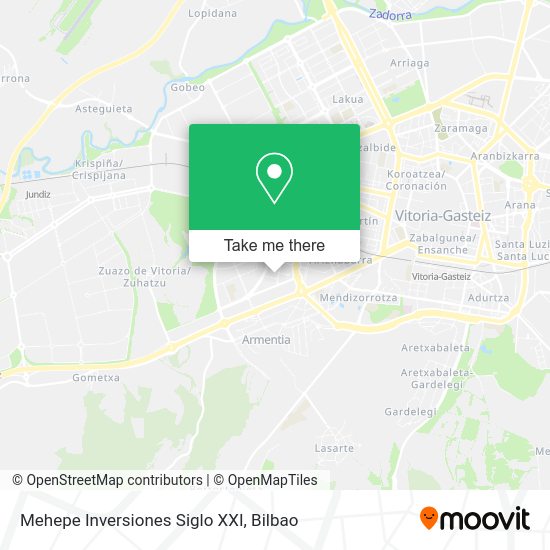Mehepe Inversiones Siglo XXI map