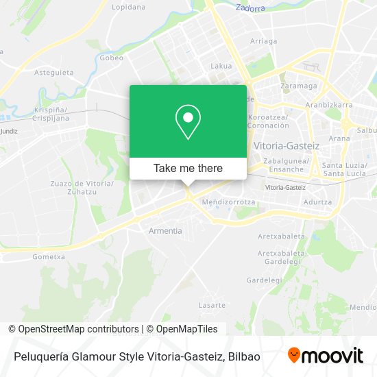 Peluquería Glamour Style Vitoria-Gasteiz map