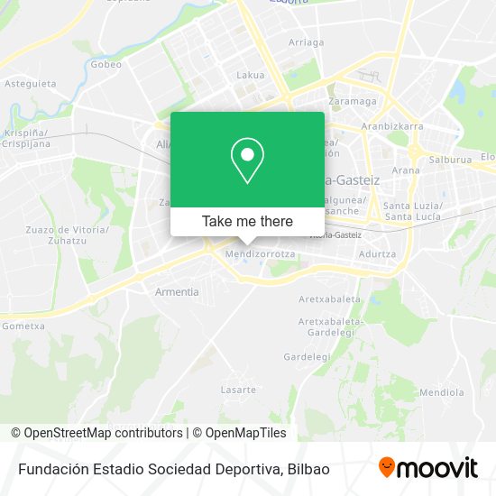 Fundación Estadio Sociedad Deportiva map
