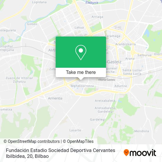 Fundación Estadio Sociedad Deportiva Cervantes Ibilbidea, 20 map