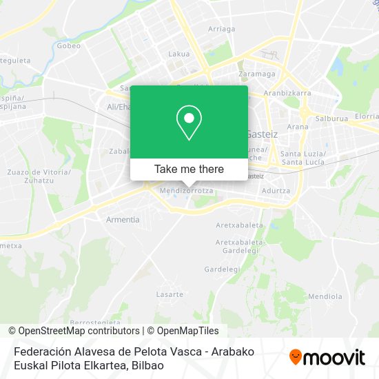 Federación Alavesa de Pelota Vasca - Arabako Euskal Pilota Elkartea map