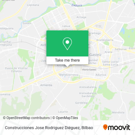 Construcciones Jose Rodriguez Diéguez map