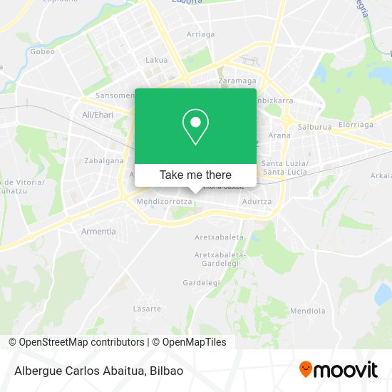 Albergue Carlos Abaitua map