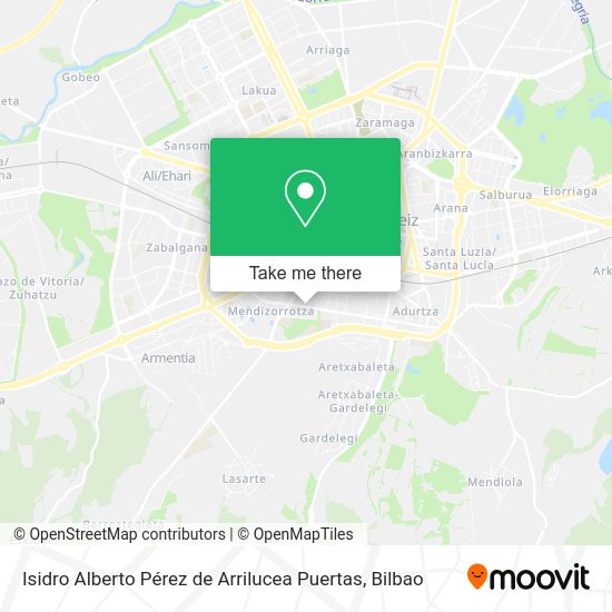 Isidro Alberto Pérez de Arrilucea Puertas map