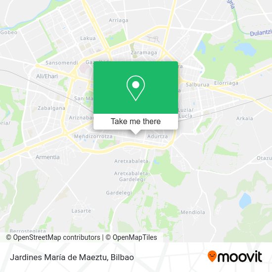 Jardines María de Maeztu map