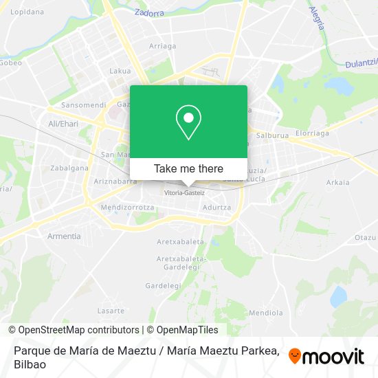 Parque de María de Maeztu / María Maeztu Parkea map
