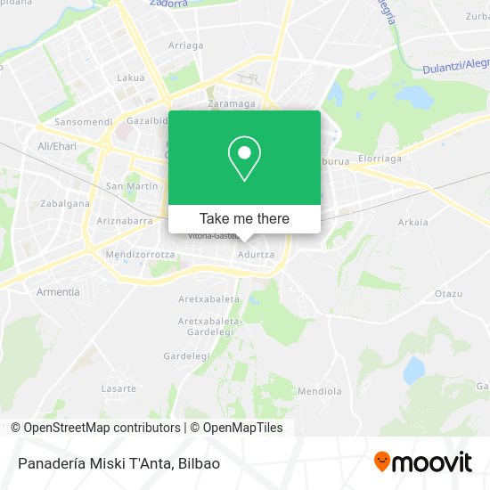 Panadería Miski T'Anta map