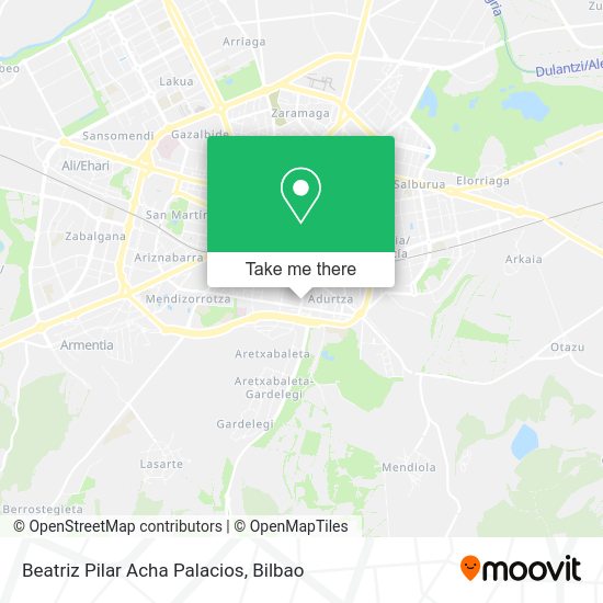Beatriz Pilar Acha Palacios map