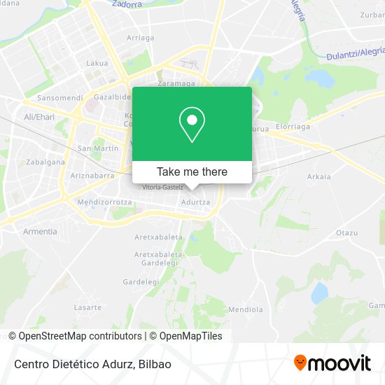 Centro Dietético Adurz map
