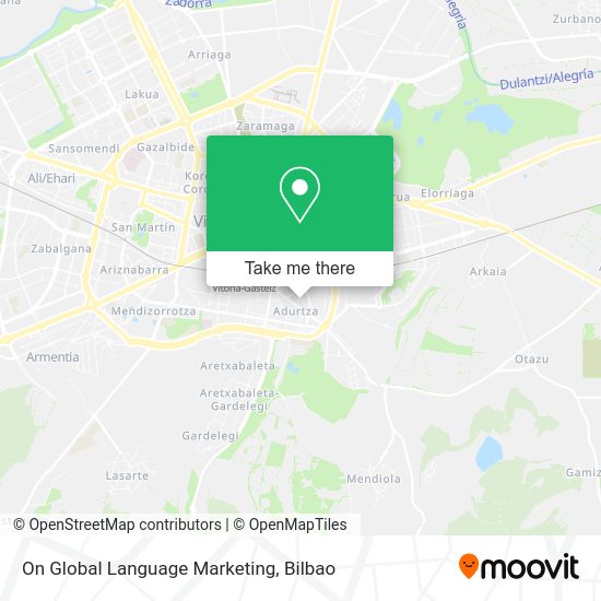 On Global Language Marketing map