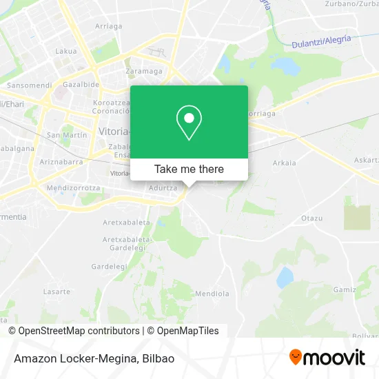 Amazon Locker-Megina map