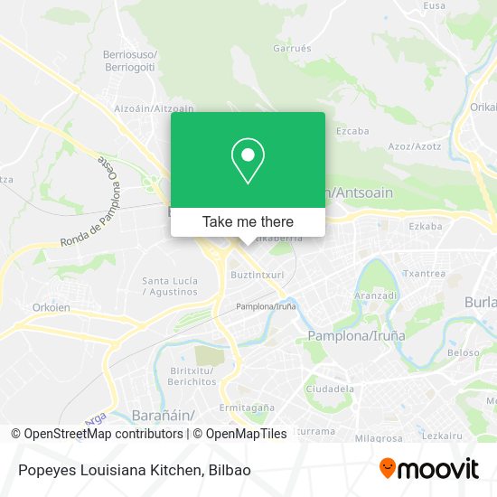 Popeyes Louisiana Kitchen map