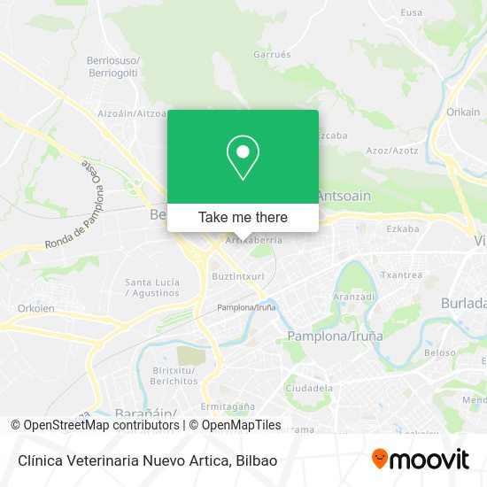 Clínica Veterinaria Nuevo Artica map