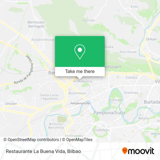 Restaurante La Buena Vida map