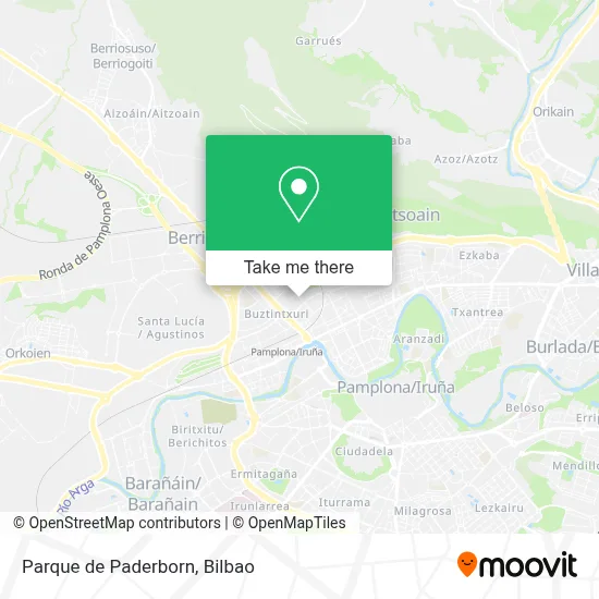 Parque de Paderborn map