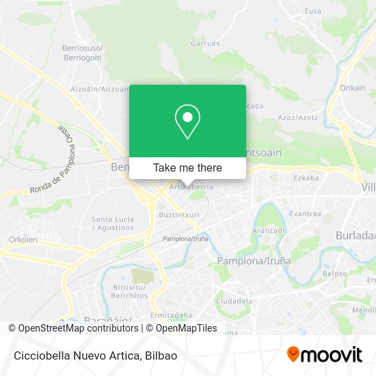 Cicciobella Nuevo Artica map