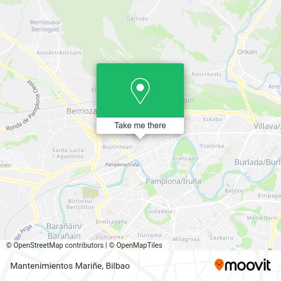 Mantenimientos Mariñe map