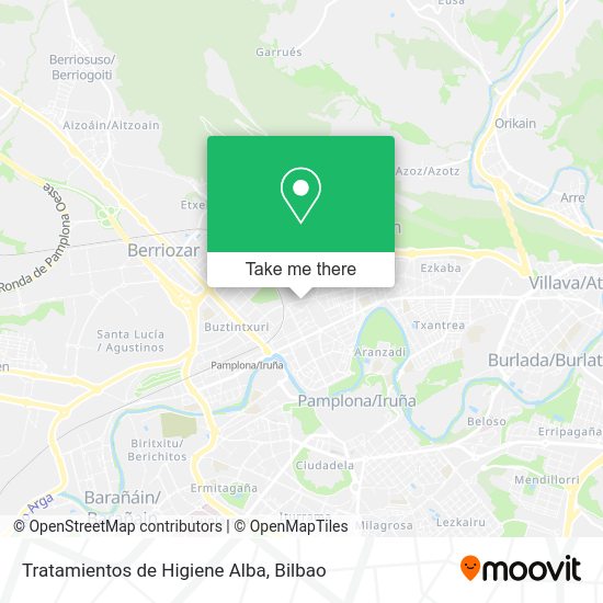 Tratamientos de Higiene Alba map