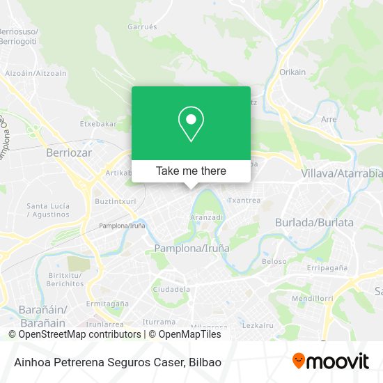 Ainhoa Petrerena Seguros Caser map
